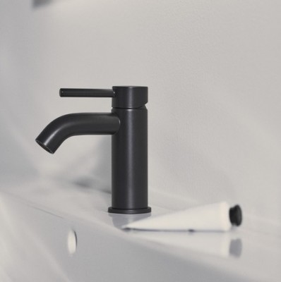 BATERIE LAVOAR CERALINE SILK BLACK CU VENTIL